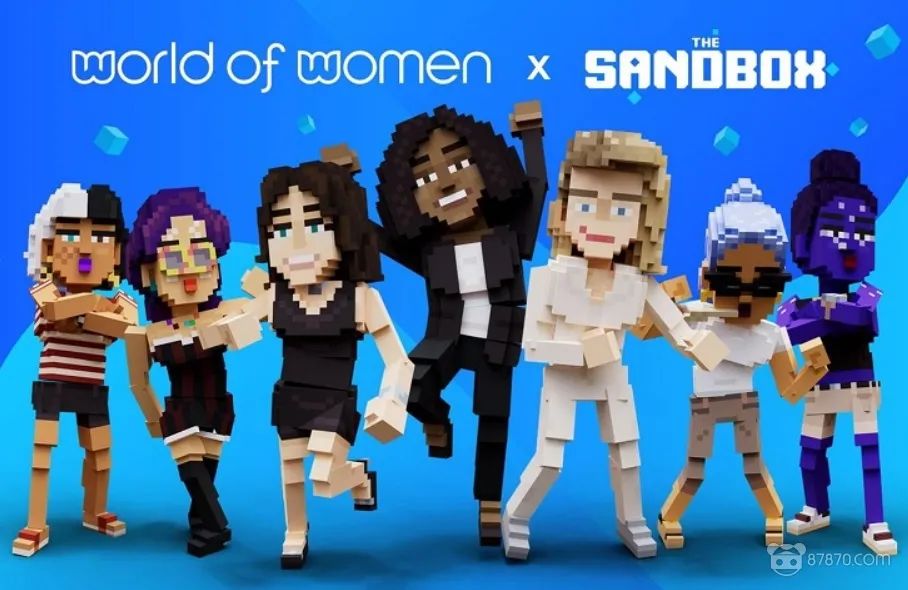 元宇宙平台The Sandbox联手World of Women成立WoW基金会